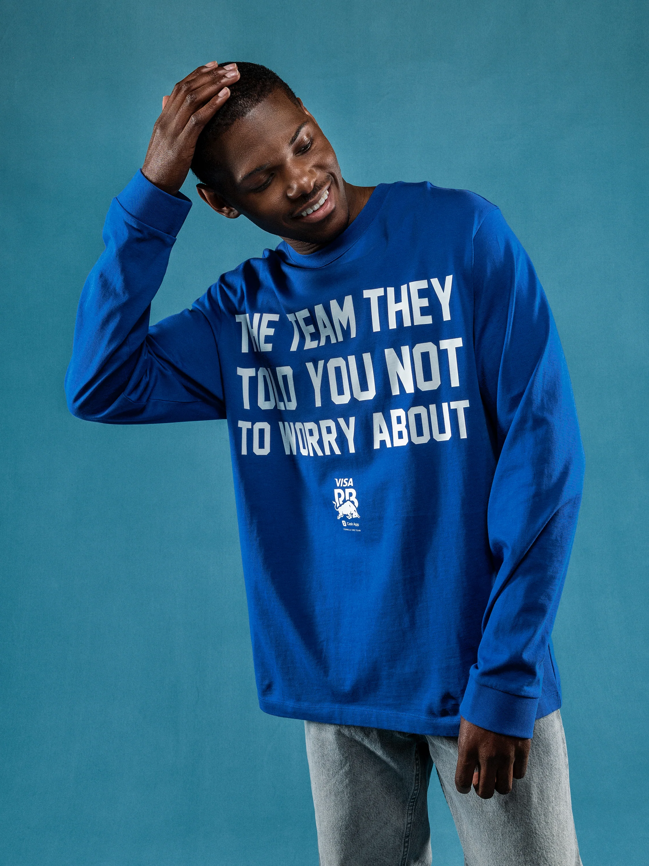 Visa Cash App Racing Bulls Tagline Longsleeve Shirt