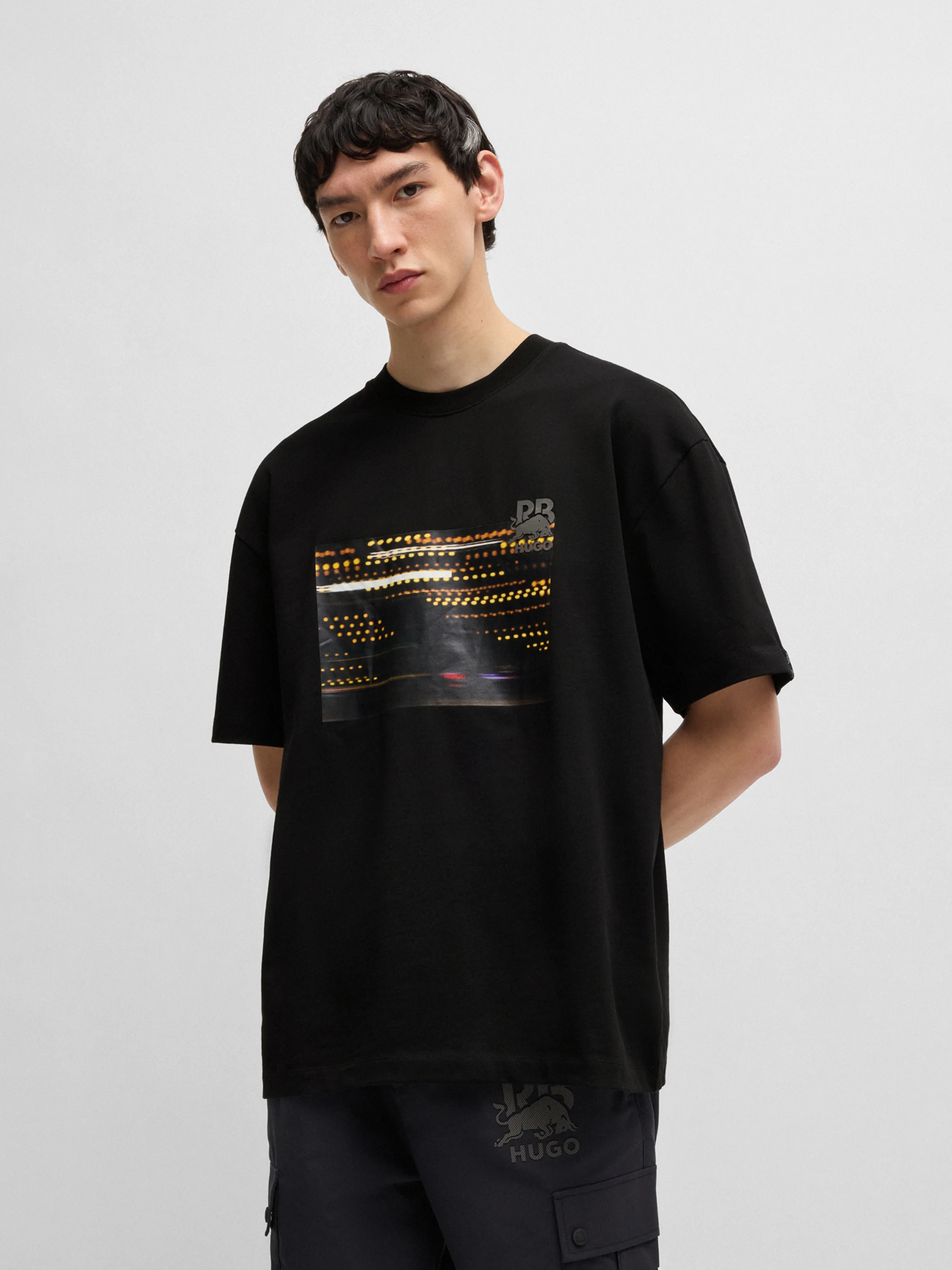 Visa Cash App Racing Bulls Racing Print T-Shirt