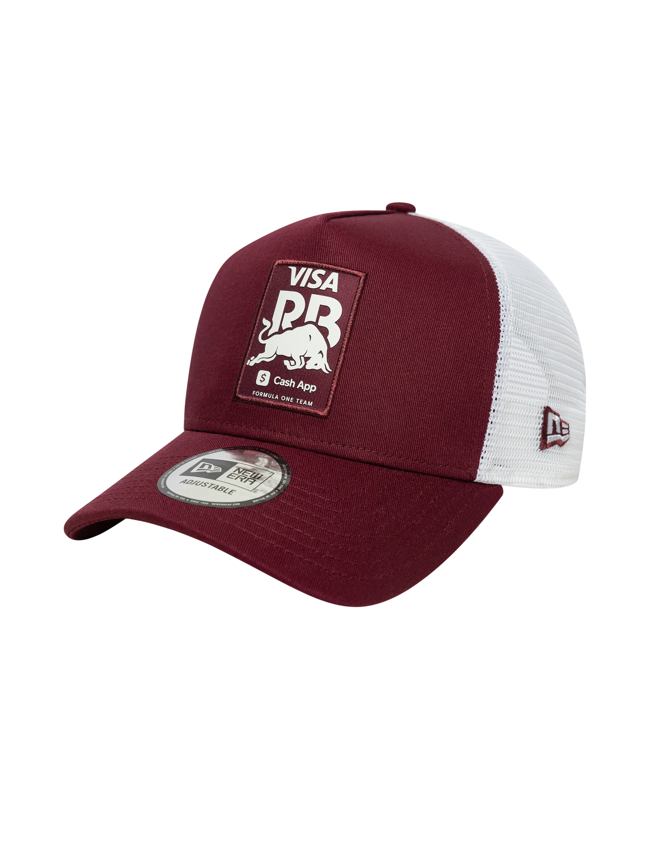 2501-visa-cash-app-racing-bulls-new-era-burgundy-e-frame-trucker-hat-1.webp Visa Cash App Racing Bulls New Era Burgundy E-Frame Trucker Hat