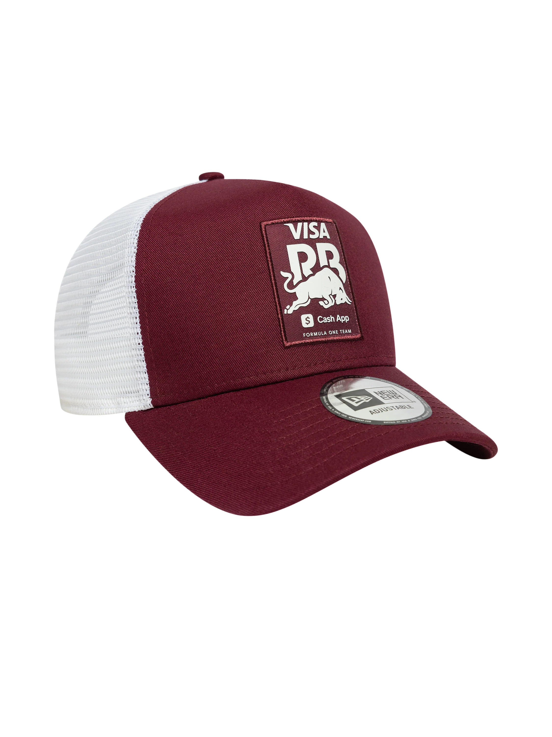 2501-visa-cash-app-racing-bulls-new-era-burgundy-e-frame-trucker-hat-2.webp Visa Cash App Racing Bulls New Era Burgundy E-Frame Trucker Hat
