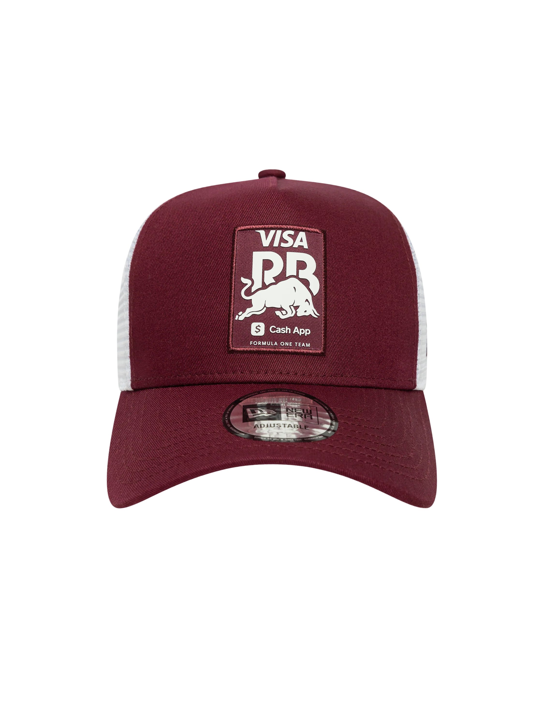2501-visa-cash-app-racing-bulls-new-era-burgundy-e-frame-trucker-hat-3.webp Visa Cash App Racing Bulls New Era Burgundy E-Frame Trucker Hat