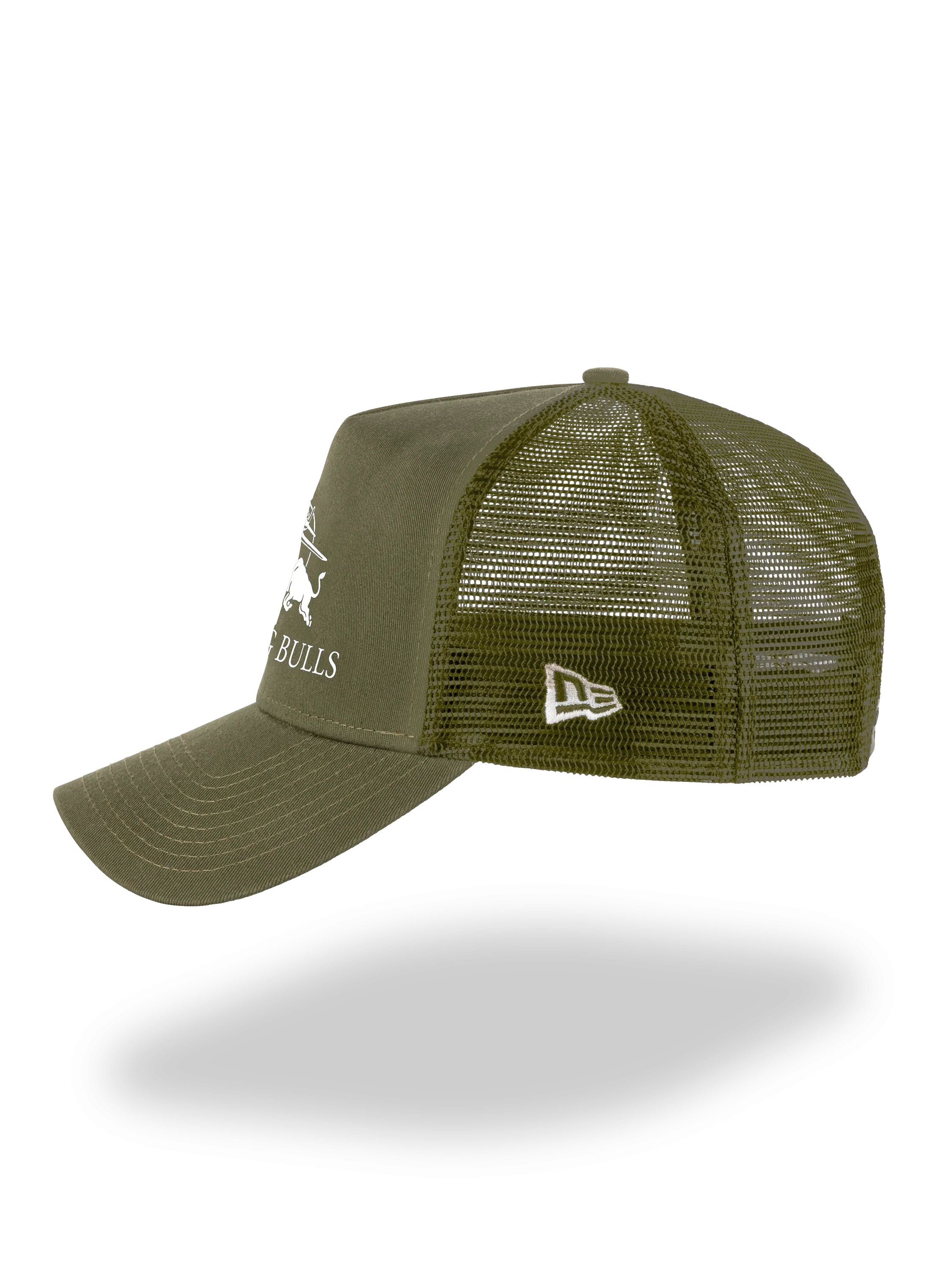 The Flying Bulls New Era Olive Trucker Hat