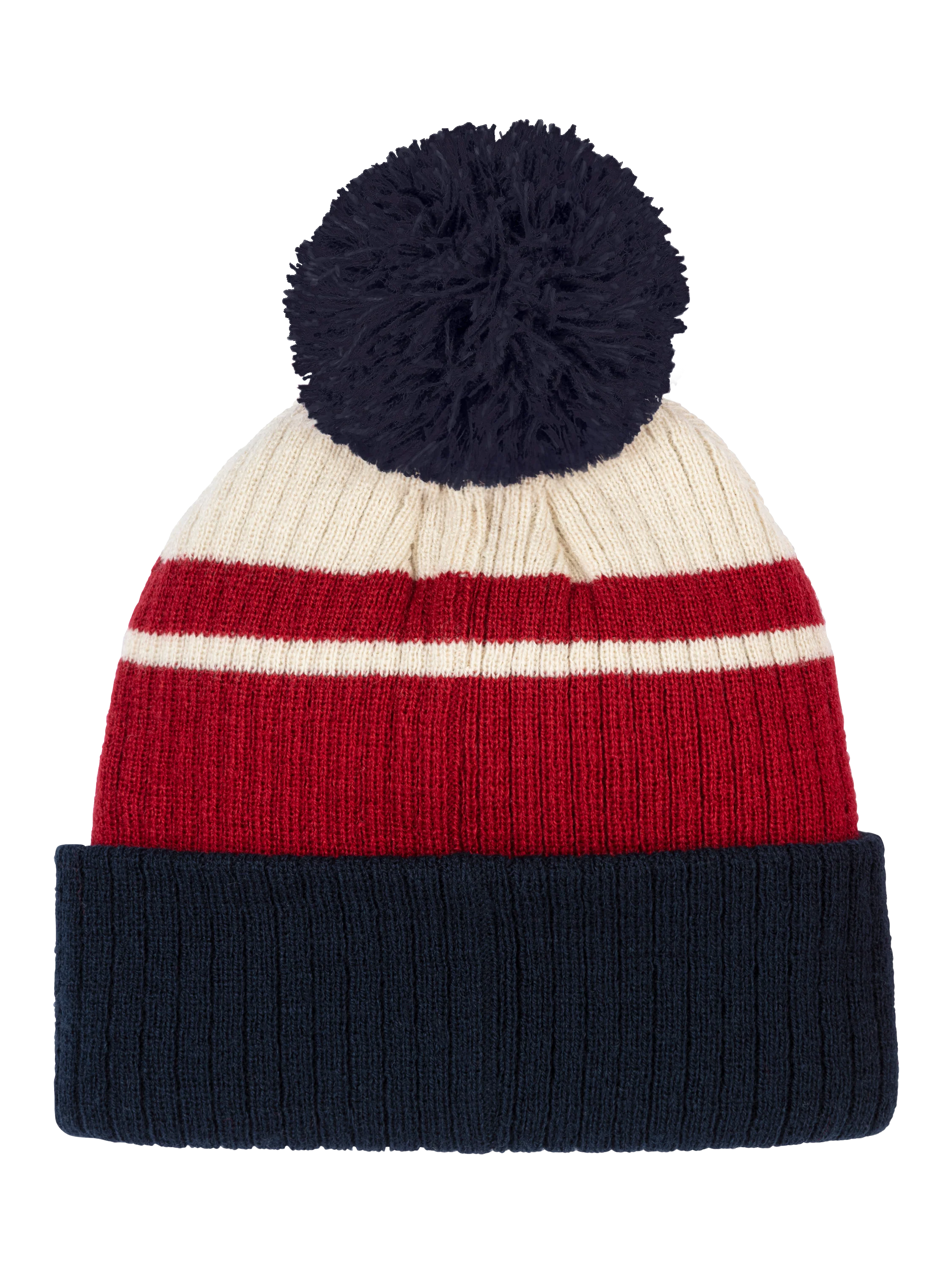 FC Red Bull Salzburg Stripe Pom Pom Beanie