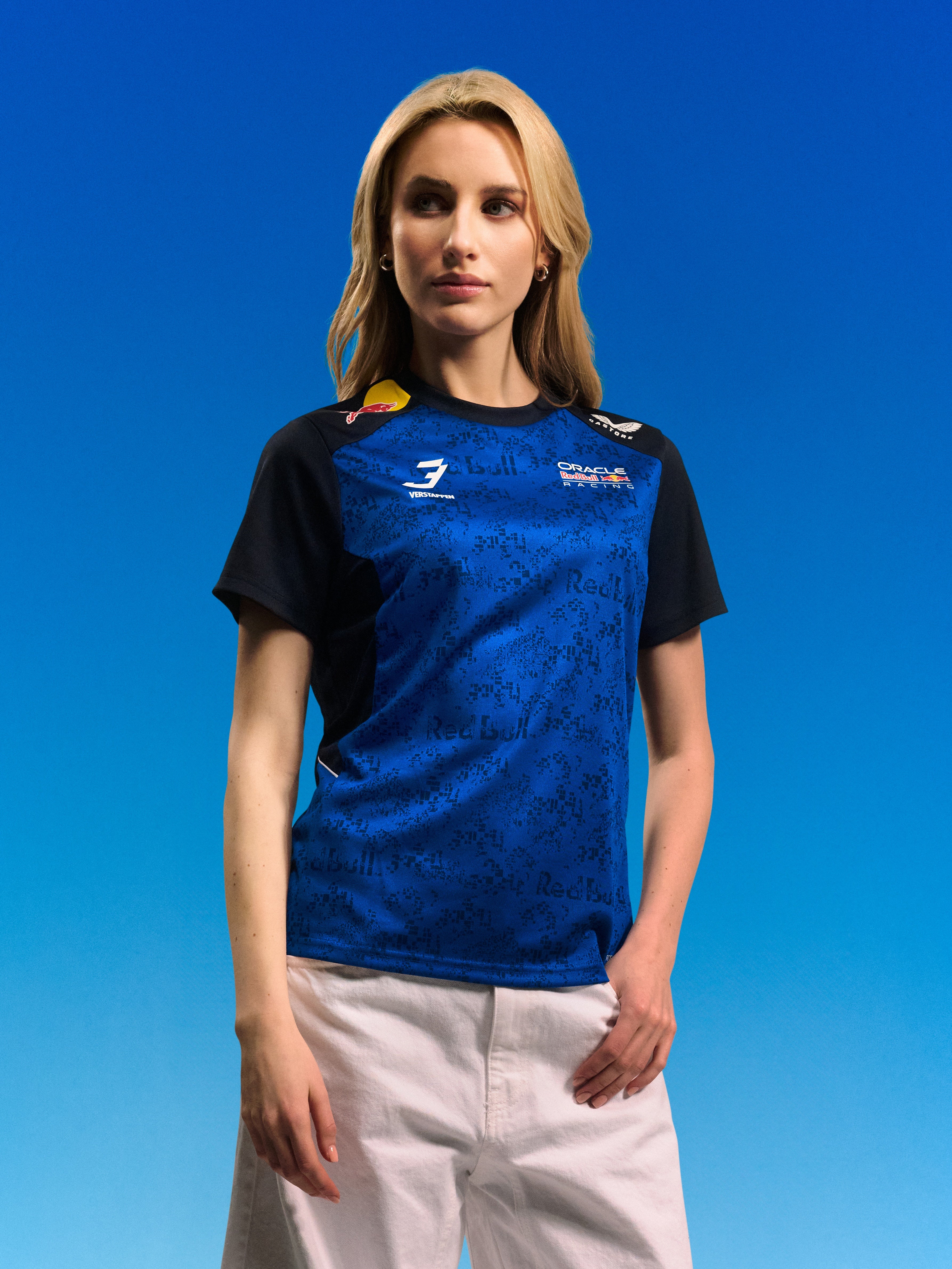 Oracle Red Bull Racing Women's Replica Max Verstappen T-Shirt